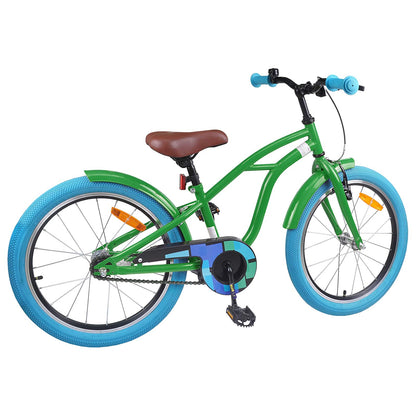 Kinderfiets 18 Inch voor 5-7 jaar Groen