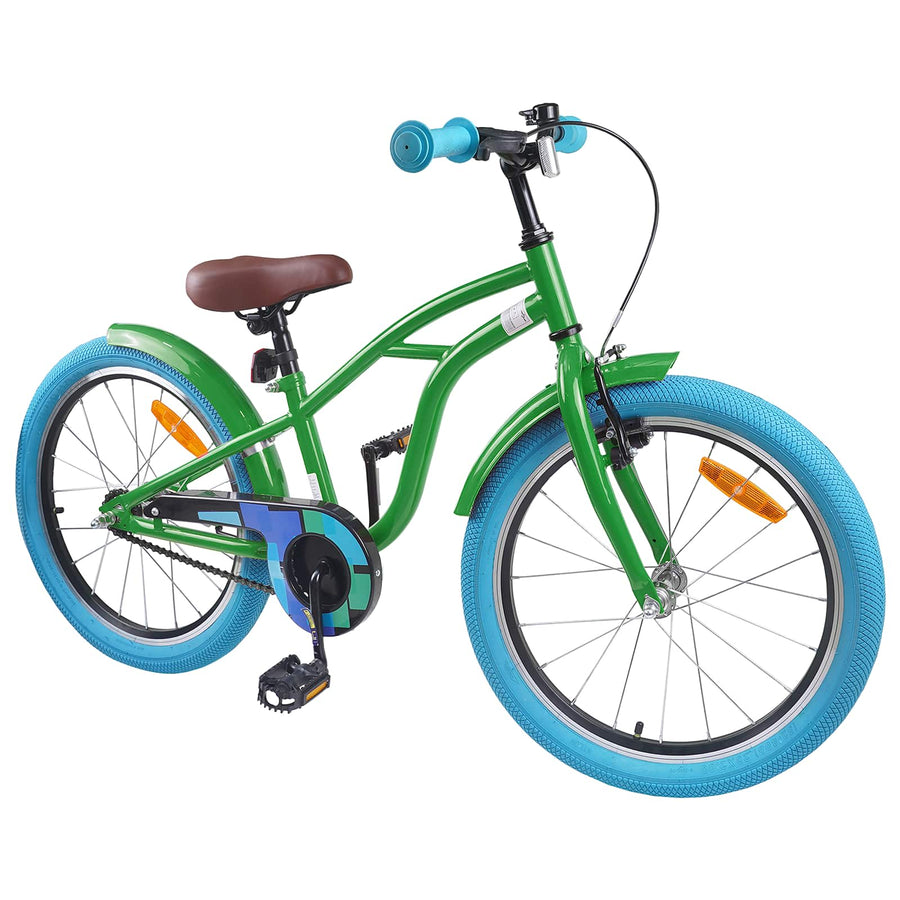 Kinderfiets 22 Inch voor 7-12 jaar oud Groen