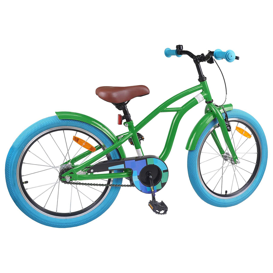 Kinderfiets 22 Inch voor 7-12 jaar oud Groen