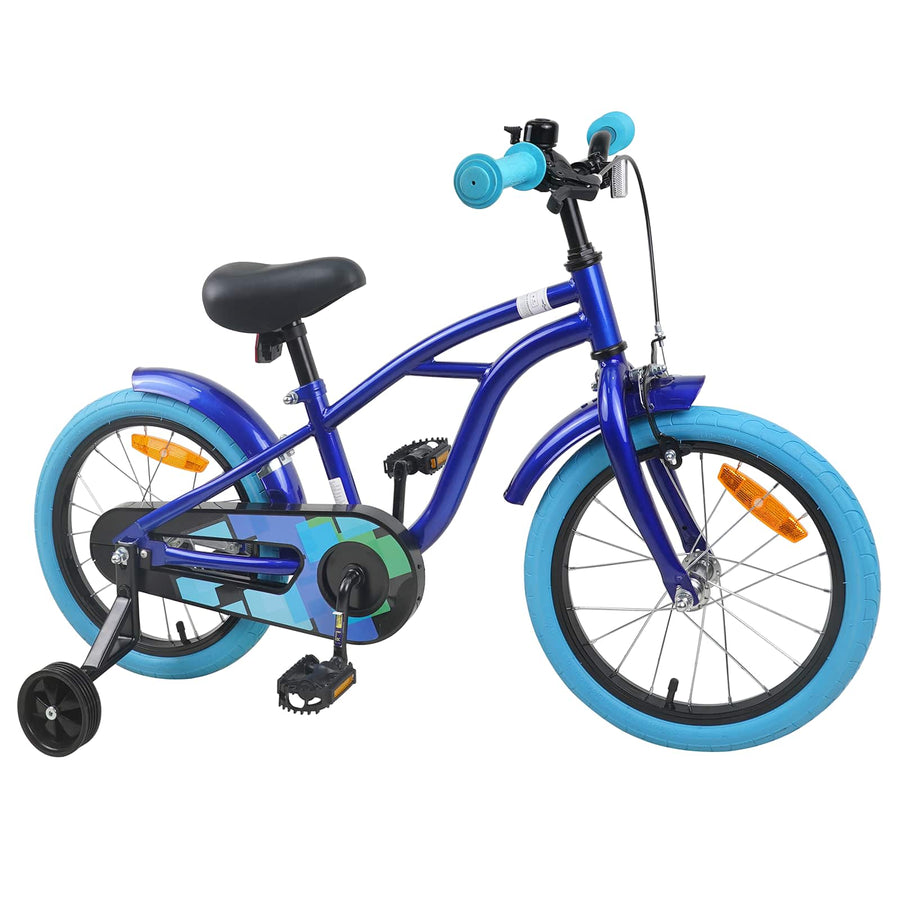 Kinderfiets 16 Inch voor 4-6 jaar oud Donkerblauw