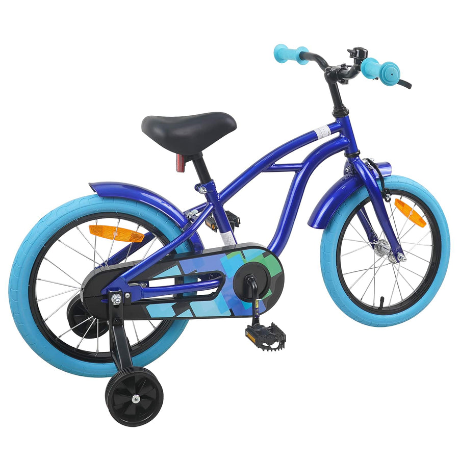 Kinderfiets 16 Inch voor 4-6 jaar oud Donkerblauw