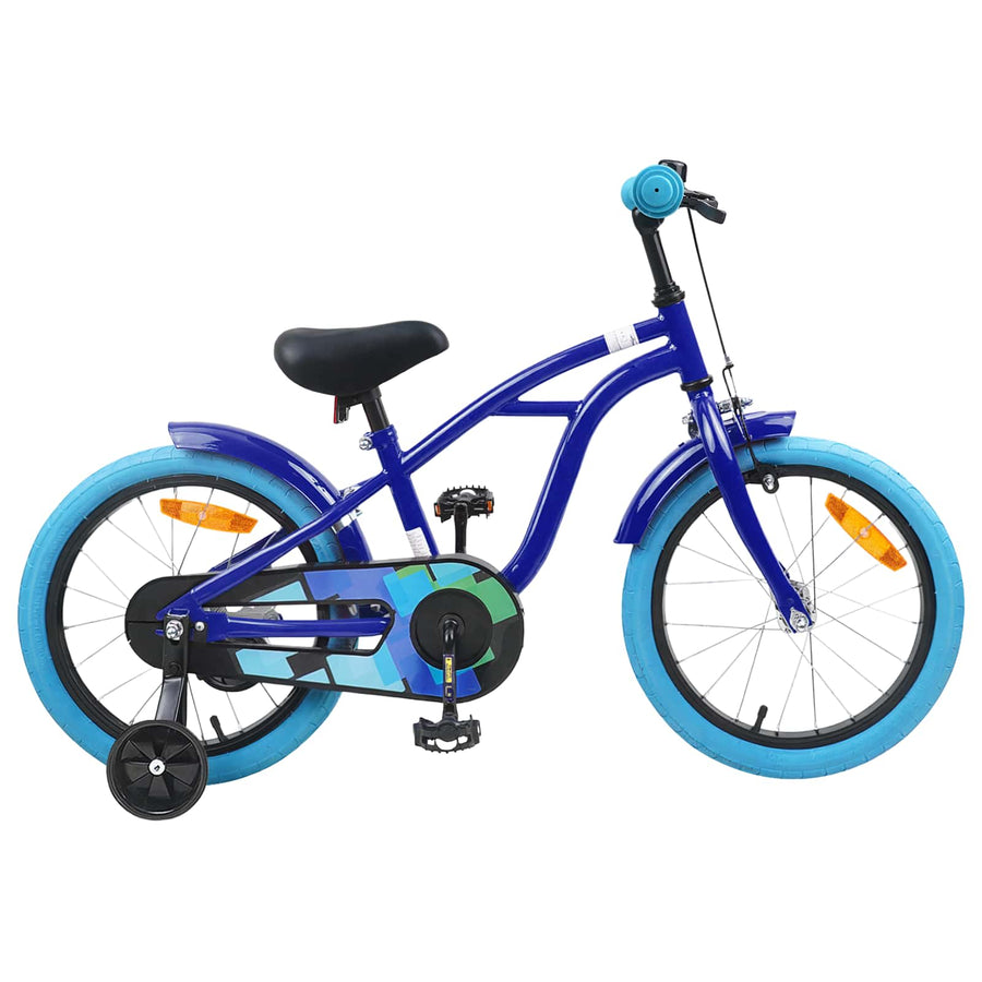 Kinderfiets 16 Inch voor 4-6 jaar oud Donkerblauw