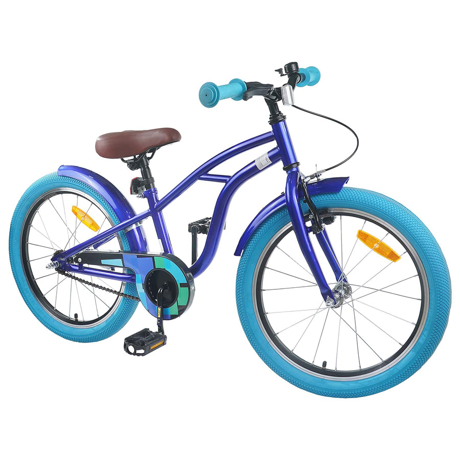 Kinderfiets 18 Inch voor 5-7 jaar Donkerblauw