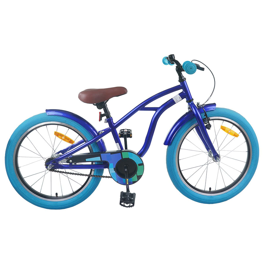 Kinderfiets 20 Inch voor 6-11 jaar oud Donkerblauw