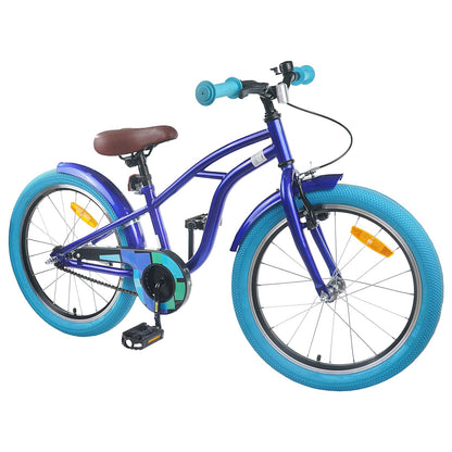 Kinderfiets 22 Inch voor 7-12 jaar oud Donkerblauw