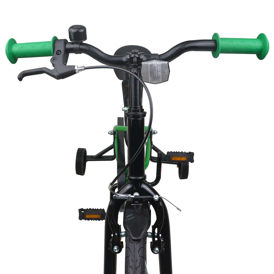 Kinderfiets 16 Inch voor 4-6 jaar oud Groen Zwart