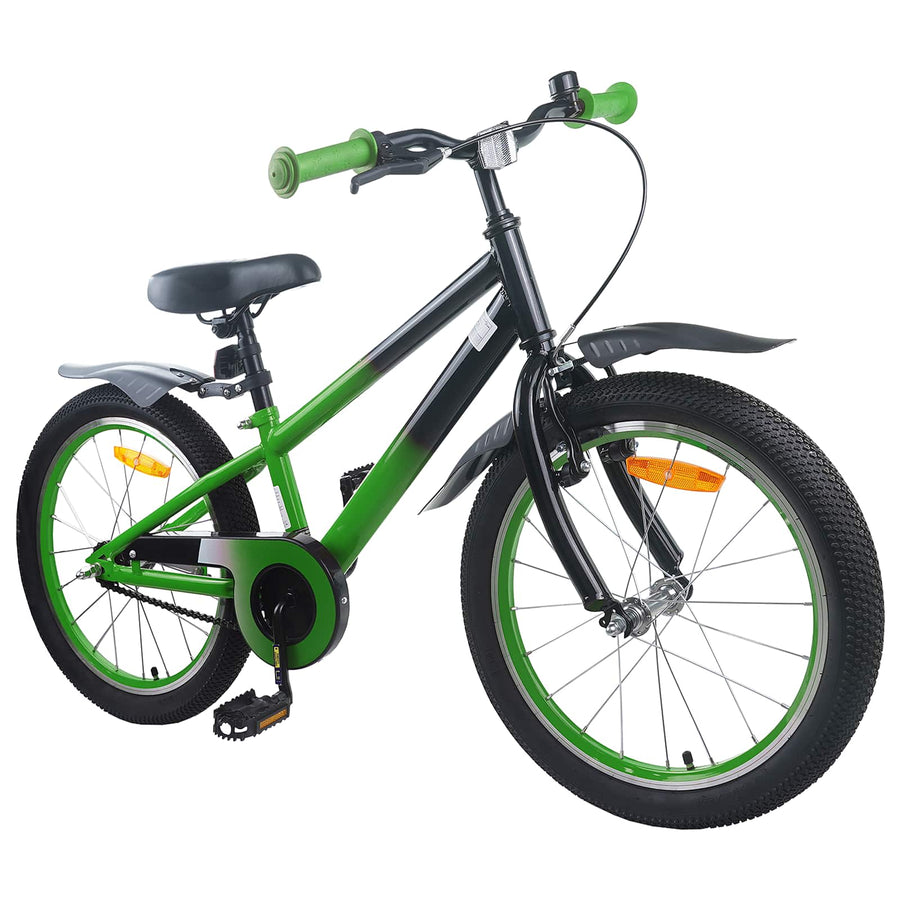 Kinderfiets 18 Inch voor 5-7 jaar Blauw Zwart