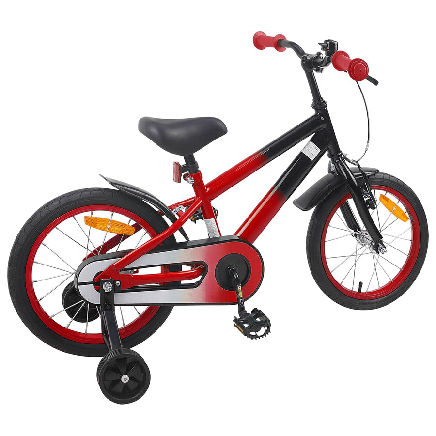 Kinderfiets 16 Inch voor 4-6 jaar oud Rood Zwart