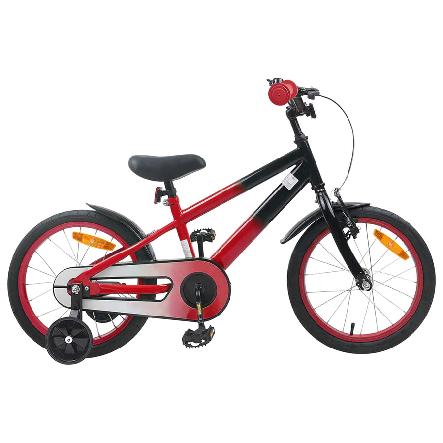 Kinderfiets 16 Inch voor 4-6 jaar oud Rood Zwart