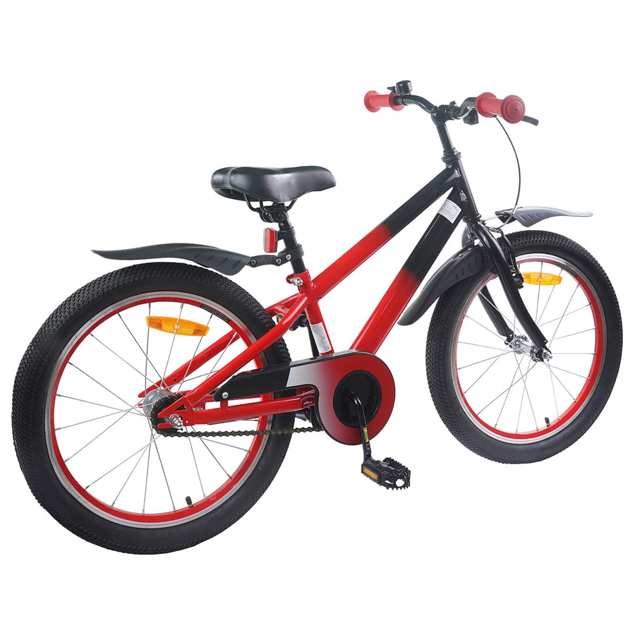Kinderfiets 18 Inch voor 5-7 jaar Blauw Zwart