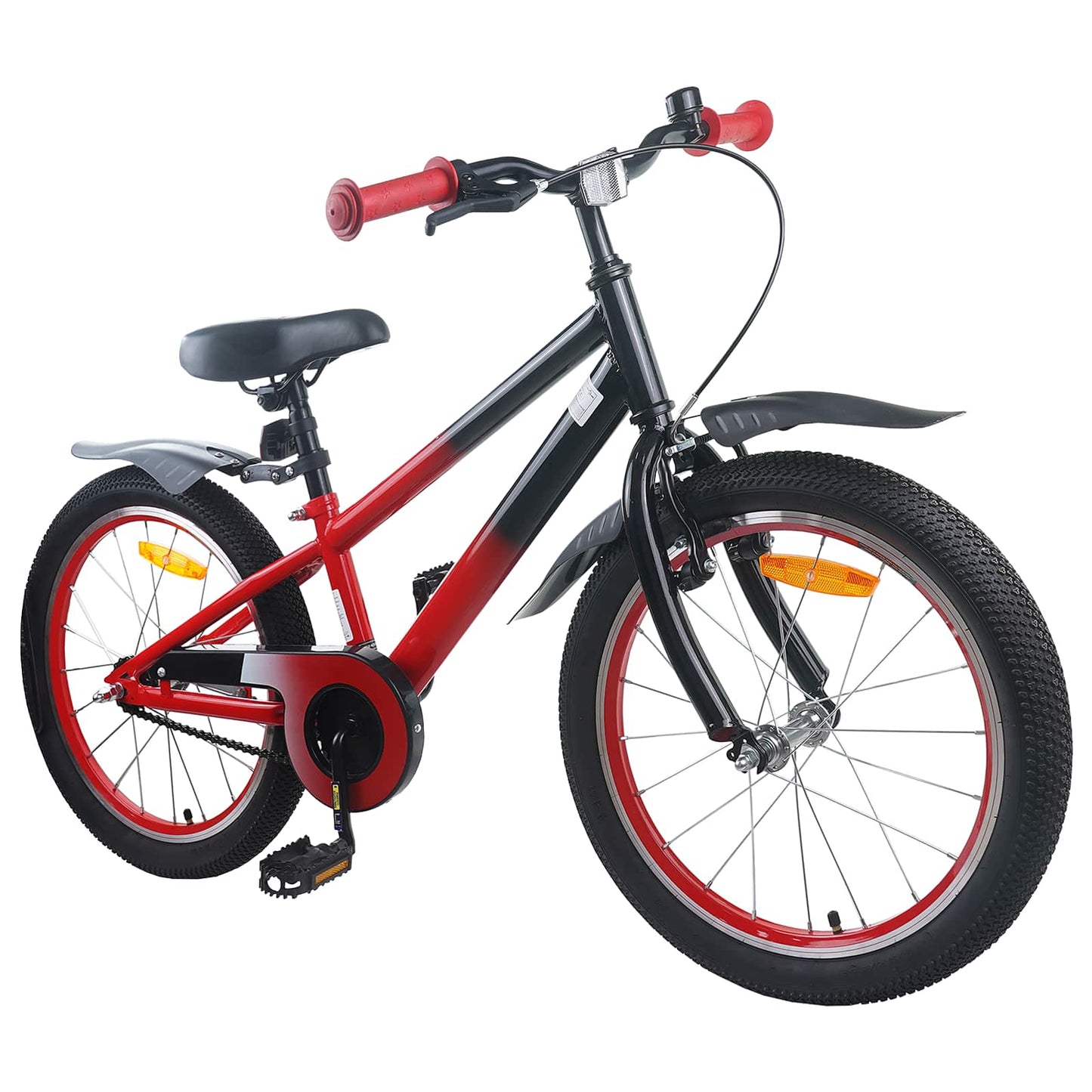 Kinderfiets 22 Inch voor 7-12 jaar oud Blauw Zwart