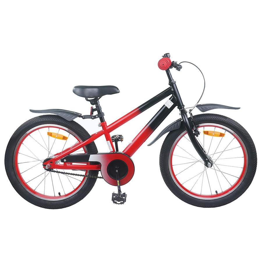 Kinderfiets 22 Inch voor 7-12 jaar oud Blauw Zwart