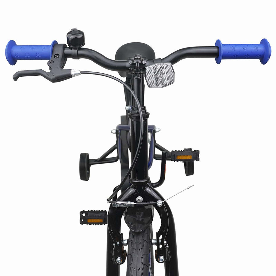 Kinderfiets 16 Inch voor 4-6 jaar oud Blauw Zwart
