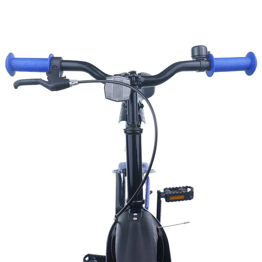 Kinderfiets 18 Inch voor 5-7 jaar Blauw Zwart