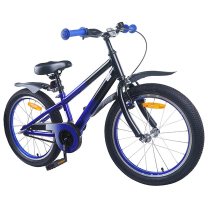 Kinderfiets 20 Inch voor 6-11 jaar oud Blauw Zwart