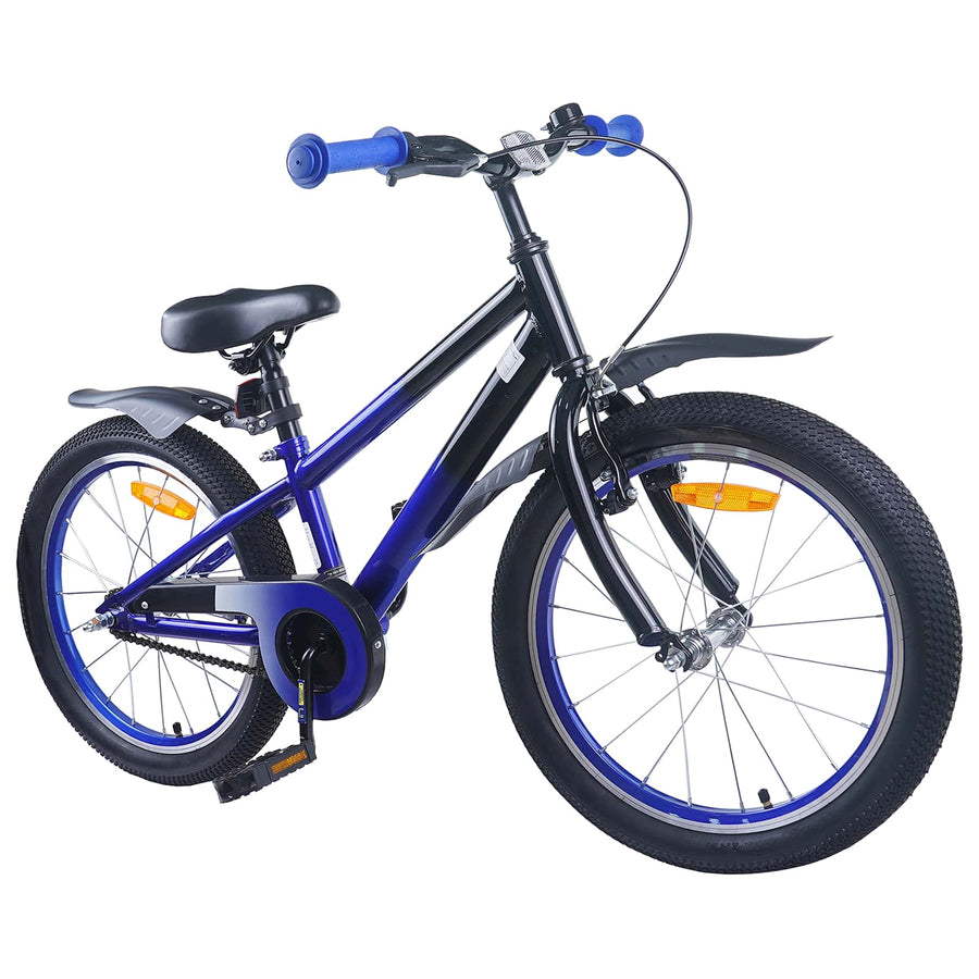 Kinderfiets 20 Inch voor 6-11 jaar oud Blauw Zwart