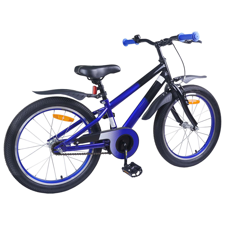 Kinderfiets 20 Inch voor 6-11 jaar oud Blauw Zwart