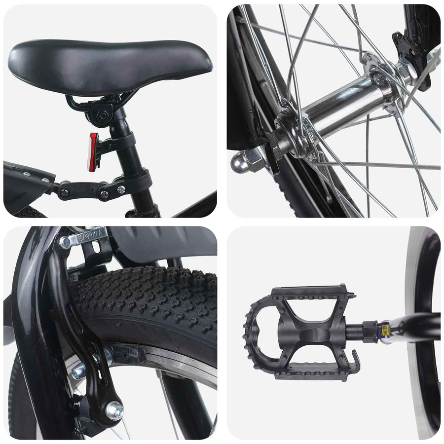 Kinderfiets 18 Inch voor 5-7 jaar Zwart
