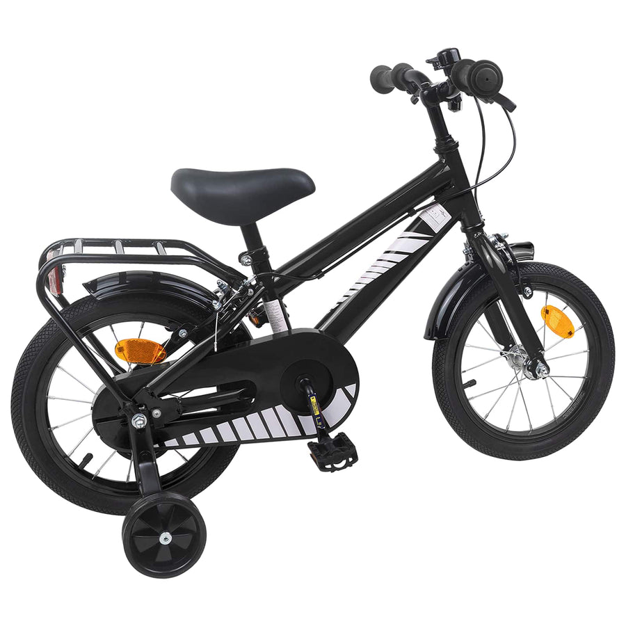Kinderfiets 12 Inch voor 2-4 jaar oud Zwart