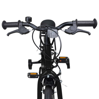 Kinderfiets 14 Inch voor 3-5 jaar oud Zwart