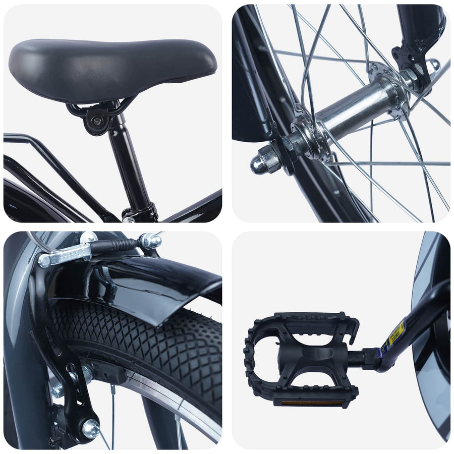 Kinderfiets 18 Inch voor 5-7 jaar Zwart