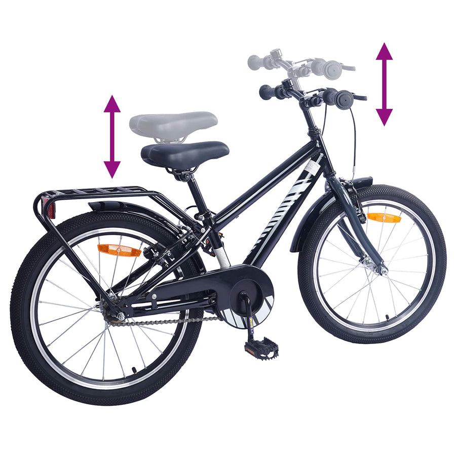 Kinderfiets 18 Inch voor 5-7 jaar Zwart