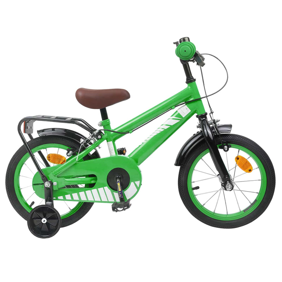 Kinderfiets 16 Inch voor 4-6 jaar oud Groen