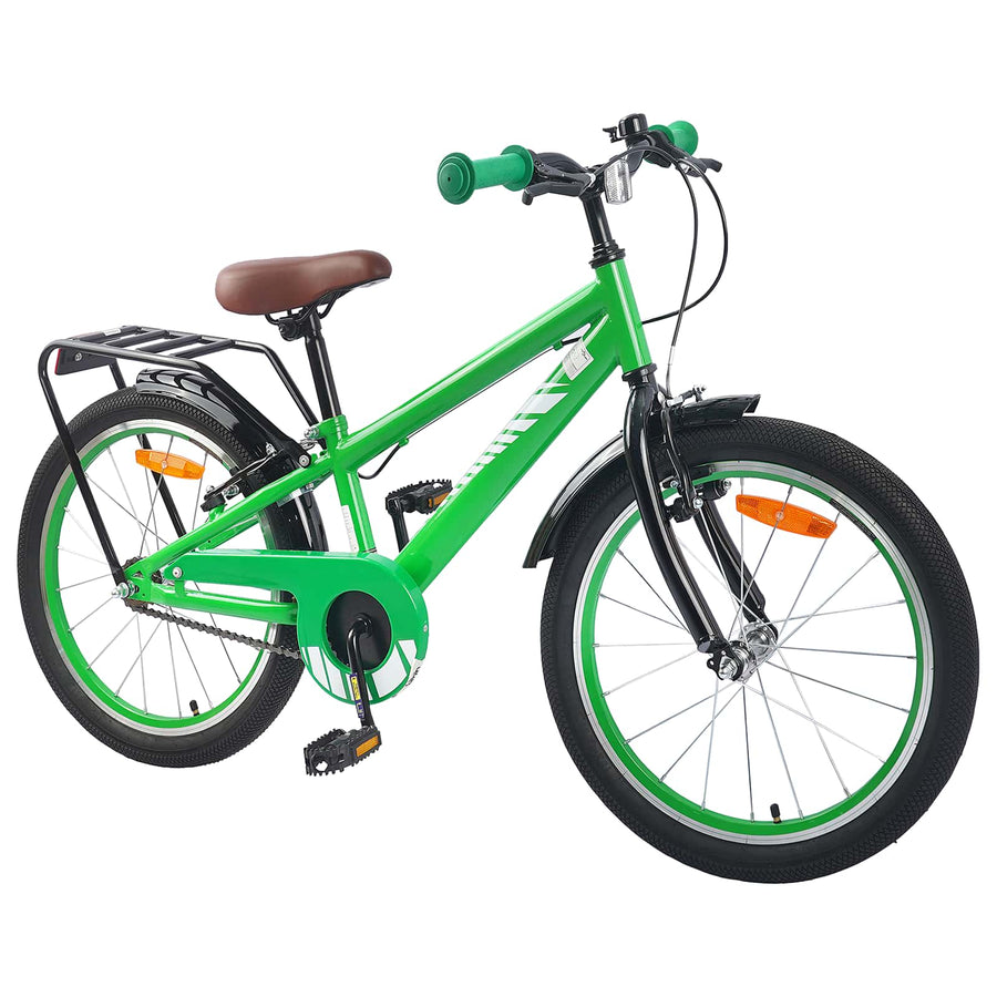 Kinderfiets 18 Inch voor 5-7 jaar Groen