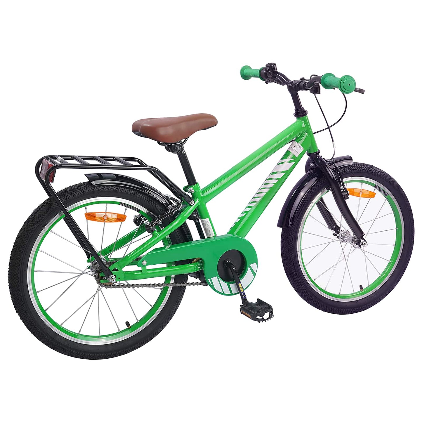 Kinderfiets 18 Inch voor 5-7 jaar Groen