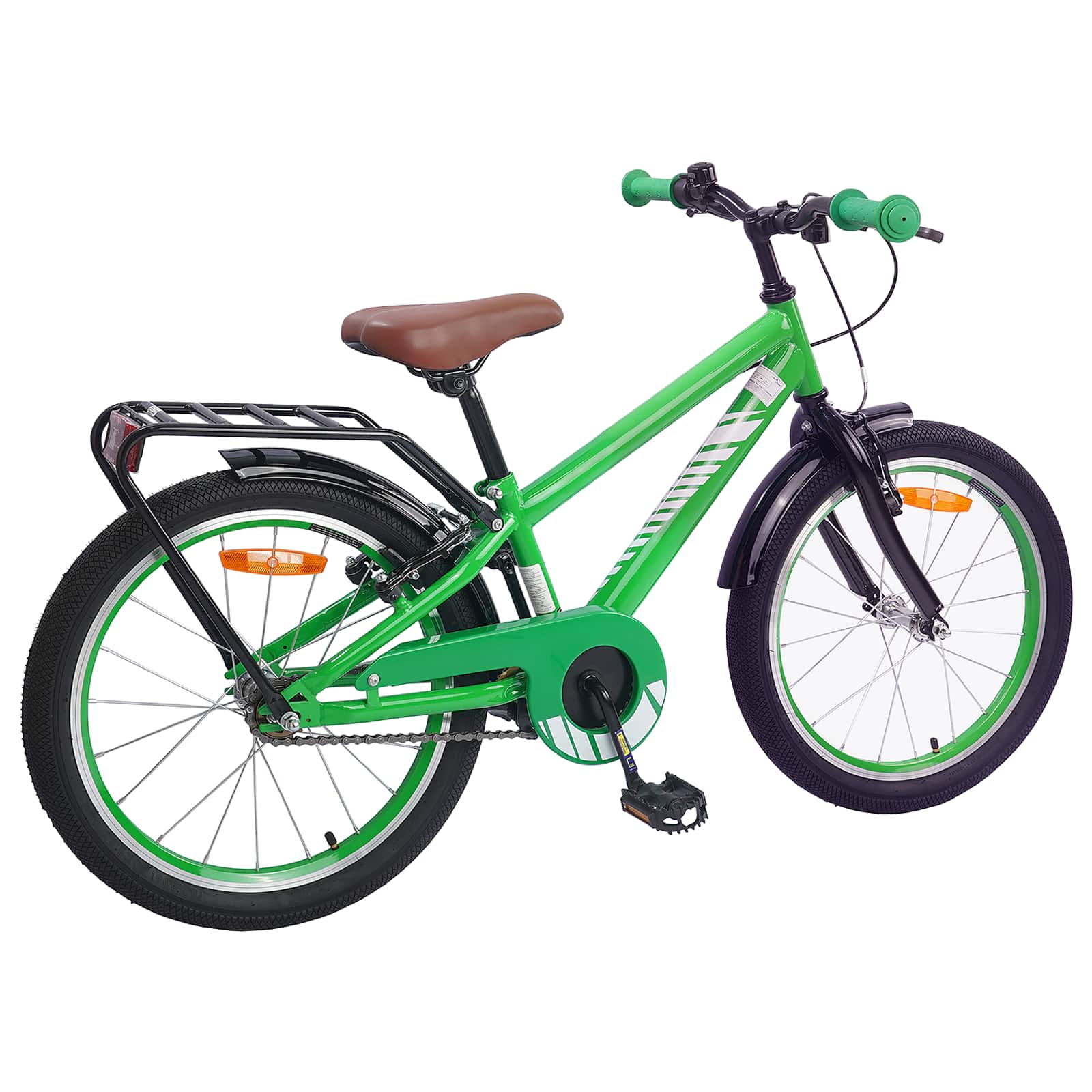 Kinderfiets 18 Inch voor 5-7 jaar Groen