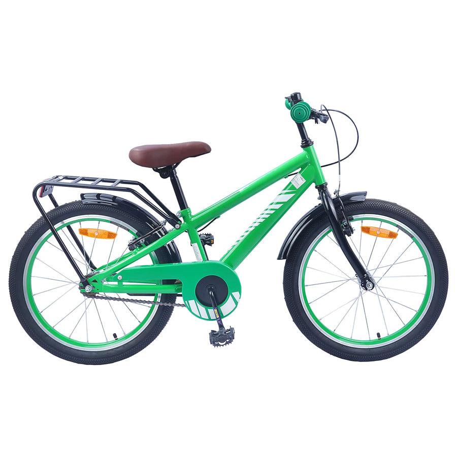 Kinderfiets 18 Inch voor 5-7 jaar Groen