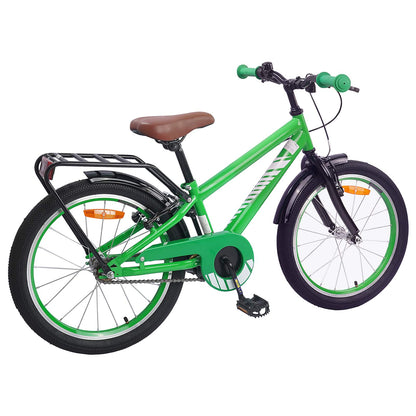 Kinderfiets 20 Inch voor 6-11 jaar oud Groen