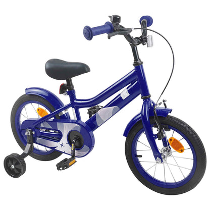 Kinderfiets 14 Inch voor 3-5 jaar oud Donkerblauw