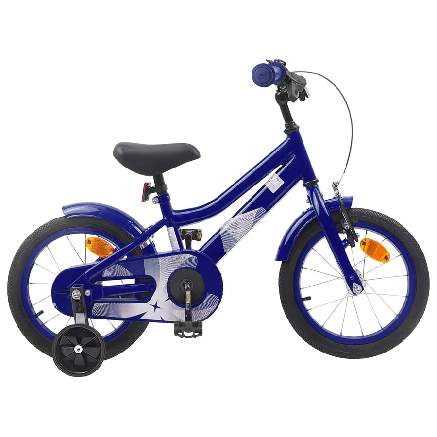 Kinderfiets 14 Inch voor 3-5 jaar oud Donkerblauw