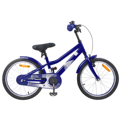 Kinderfiets 18 Inch voor 5-7 jaar Donkerblauw