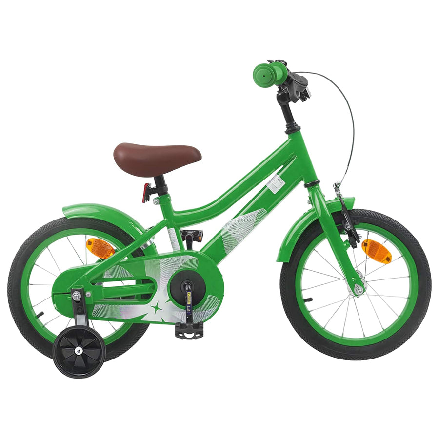 Kinderfiets 16 Inch voor 4-6 jaar oud Groen