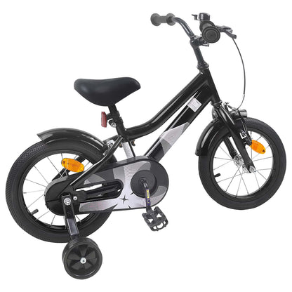 Kinderfiets 14 Inch voor 3-5 jaar oud Zwart