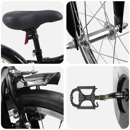 Kinderfiets 18 Inch voor 5-7 jaar Zwart
