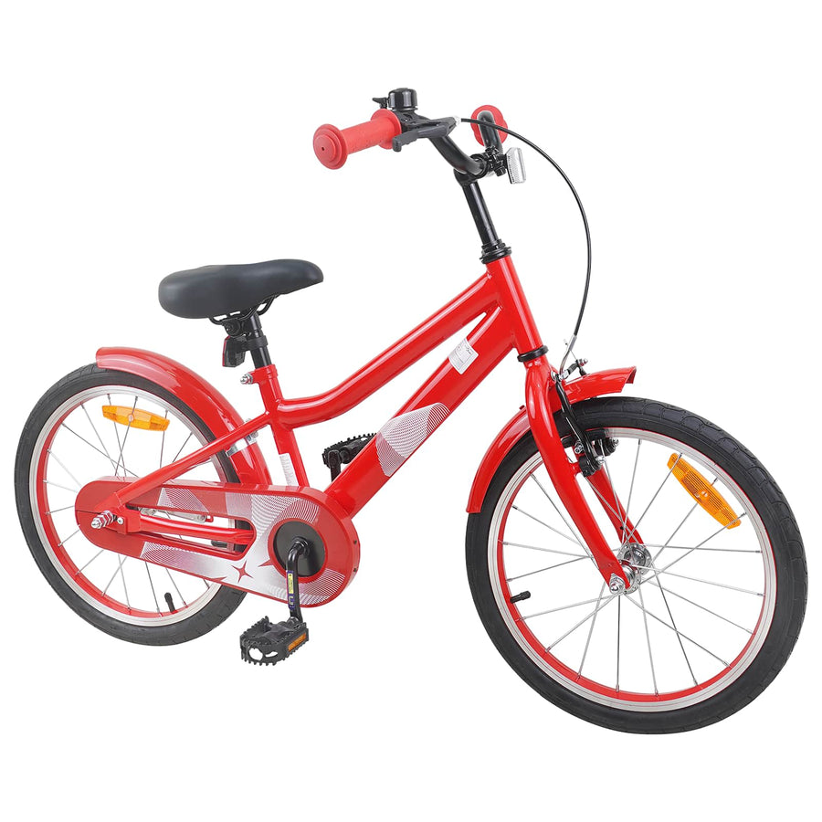 Kinderfiets 18 Inch voor 5-7 jaar Rood