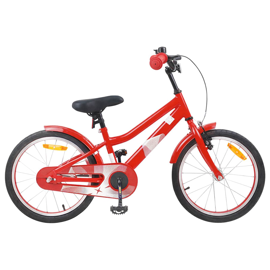 Kinderfiets 18 Inch voor 5-7 jaar Rood