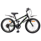 Kinderfiets 24 inch zwart 6 versnellingen
