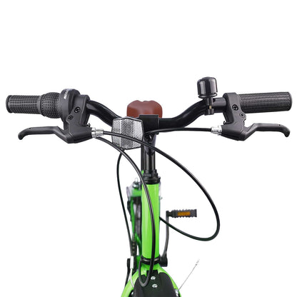 Kinderfiets 20 Inch 6-Speed voor 6-11 jaar oud Groen