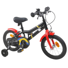 Kinderfiets 12 Inch voor 2-4 jaar oud Zwart Rood