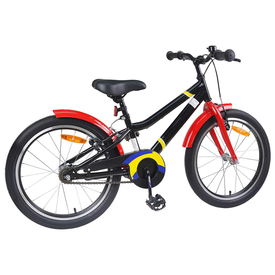 Kinderfiets 18 Inch voor 5-7 jaar Blauw Wit