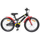 Kinderfiets 18 inch blauw wit