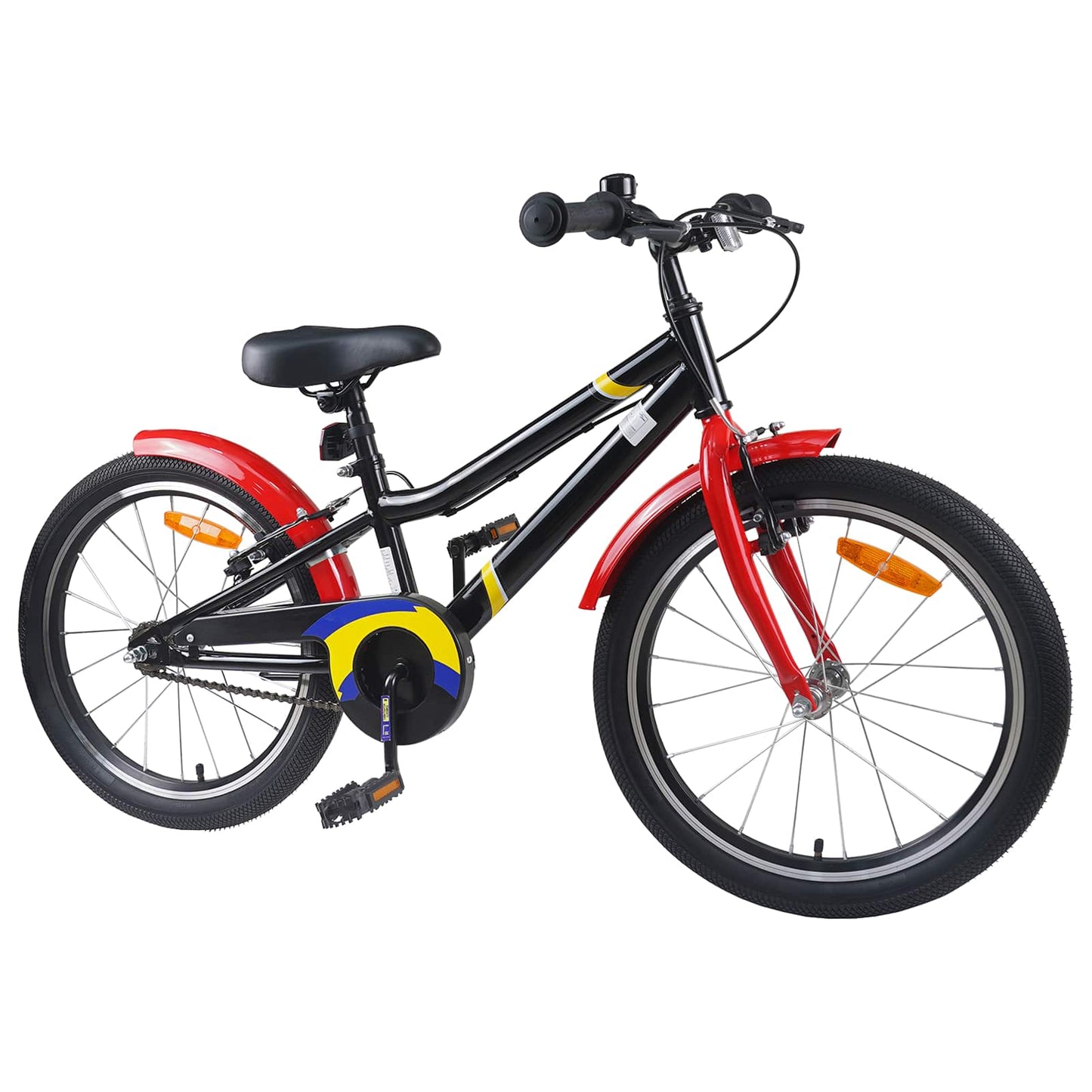 Kinderfiets 20 Inch voor 6-11 jaar oud Blauw Wit