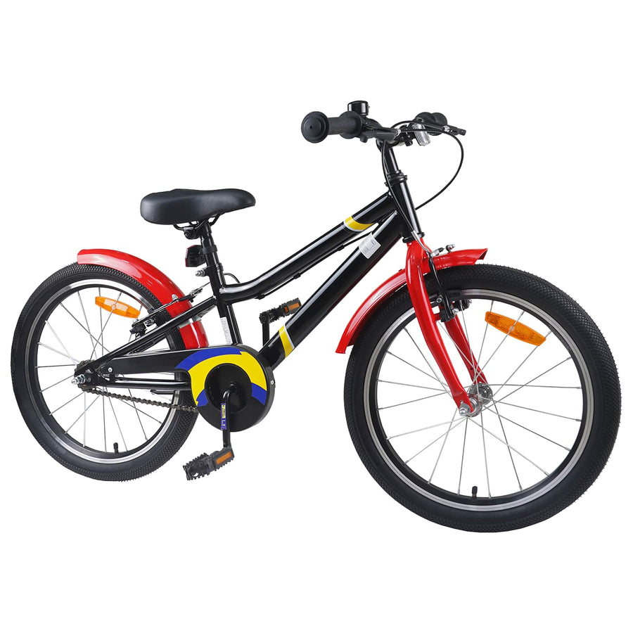 Kinderfiets 24 Inch voor 8-12 jaar oud Zwart Rood