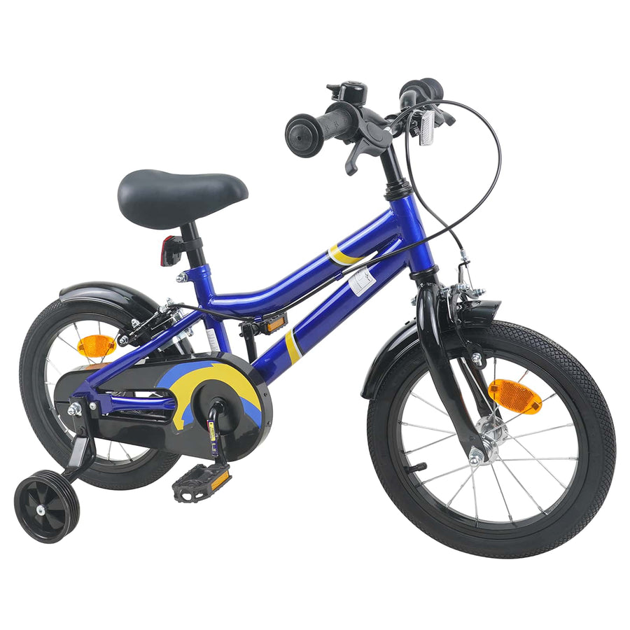 Kinderfiets 12 Inch voor 2-4 jaar oud Blauw en Zwart