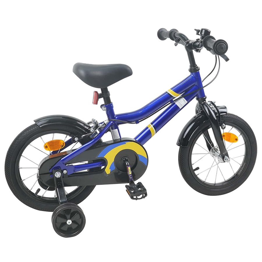 Kinderfiets 12 Inch voor 2-4 jaar oud Blauw en Zwart
