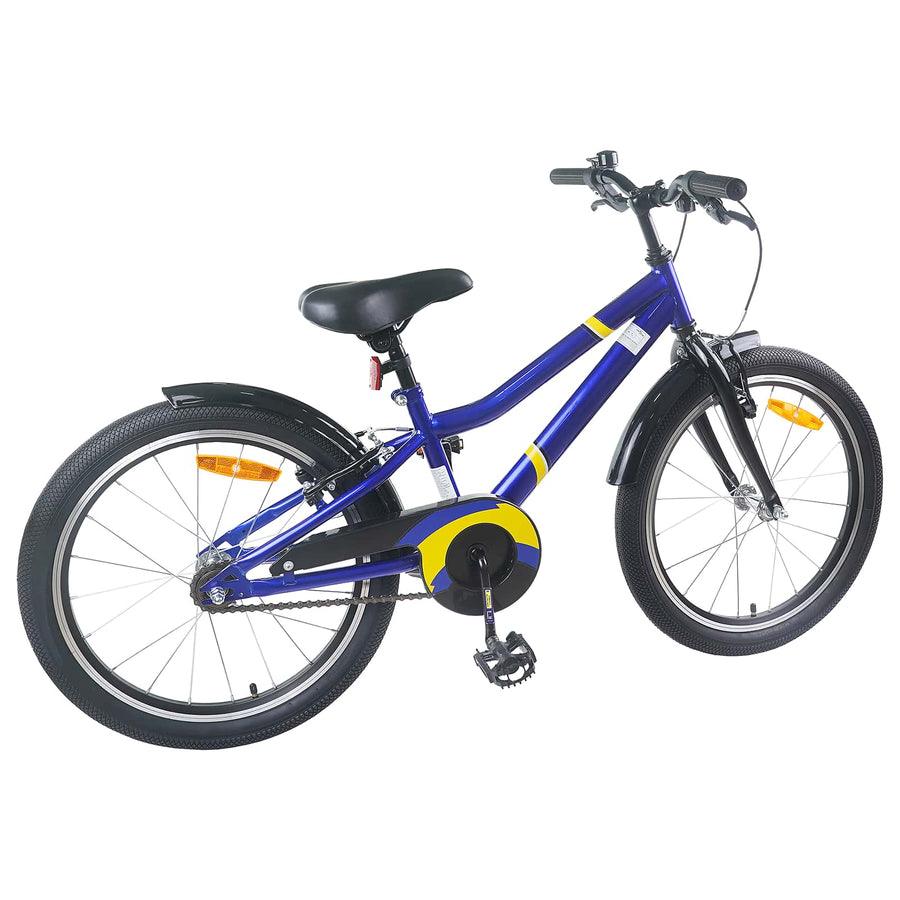Kinderfiets 18 Inch voor 5-7 jaar Blauw Zwart
